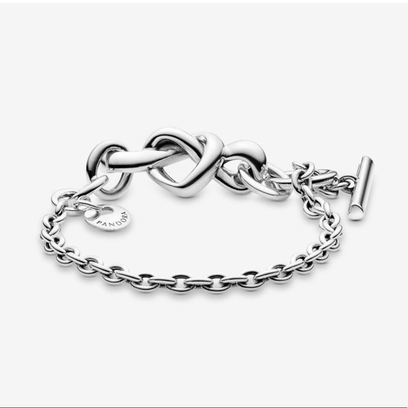 Pandora Jewelry - Knotted Heart T-Bar Bracelet